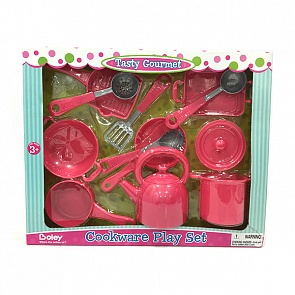 Игровой набор - Кухонная посуда, 13 предметов (Boley, 41229C)